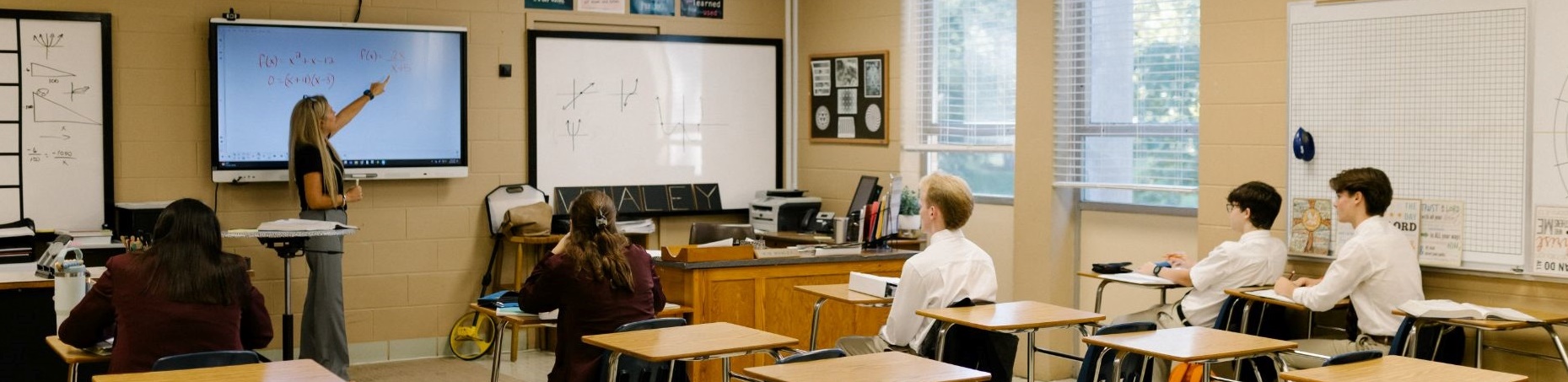 Best boarding schools in the US. Math teacher at St Bernard Prep School.